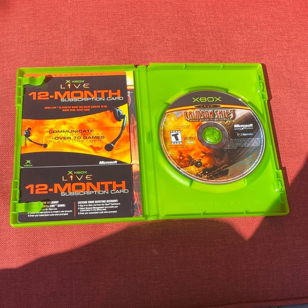 Microsoft Xbox Game - Crimson Skies High Road to Revenge